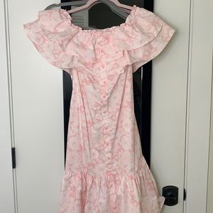 Pink Lisa Marie Fernandez x Target Floral Dress